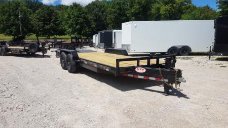 New 2026 MEB 7x17+3 Equipment Trailer w/ Full Width Ramps