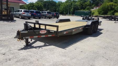 New 2026 MEB 7x17+3 Equipment Trailer w/ Full Width Ramps