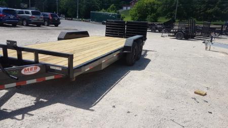 New 2026 MEB 7x17+3 Equipment Trailer w/ Full Width Ramps