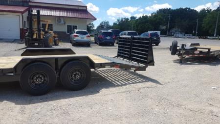 New 2026 MEB 7x17+3 Equipment Trailer w/ Full Width Ramps
