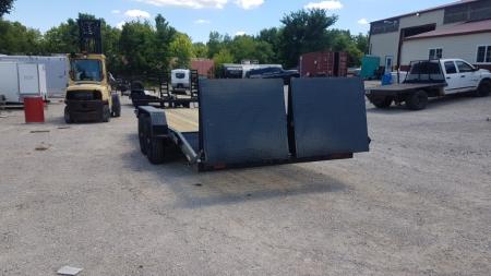 New 2026 MEB 7x17+3 Equipment Trailer w/ Full Width Ramps
