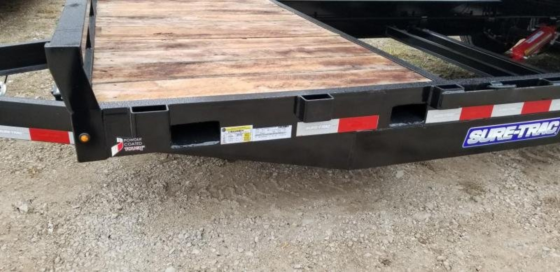 New 2022 Sure-Trac 7x18+4 Tilt Deck Equipment Trailer Value 14k GVWR