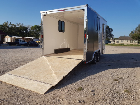 New 2026 Interstate 8.5x16 IFC Enclosed Cargo /Toy Hauler Trailer