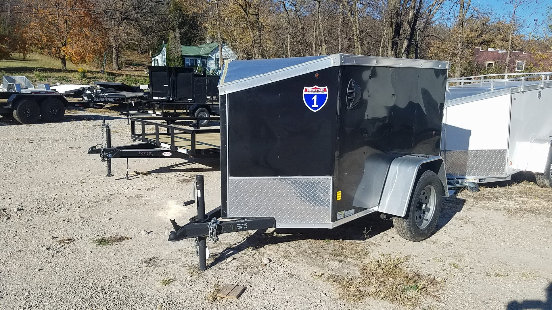 New 2024 Interstate 4x6 SFC Enclosed Cargo Trailer 3k GVWR