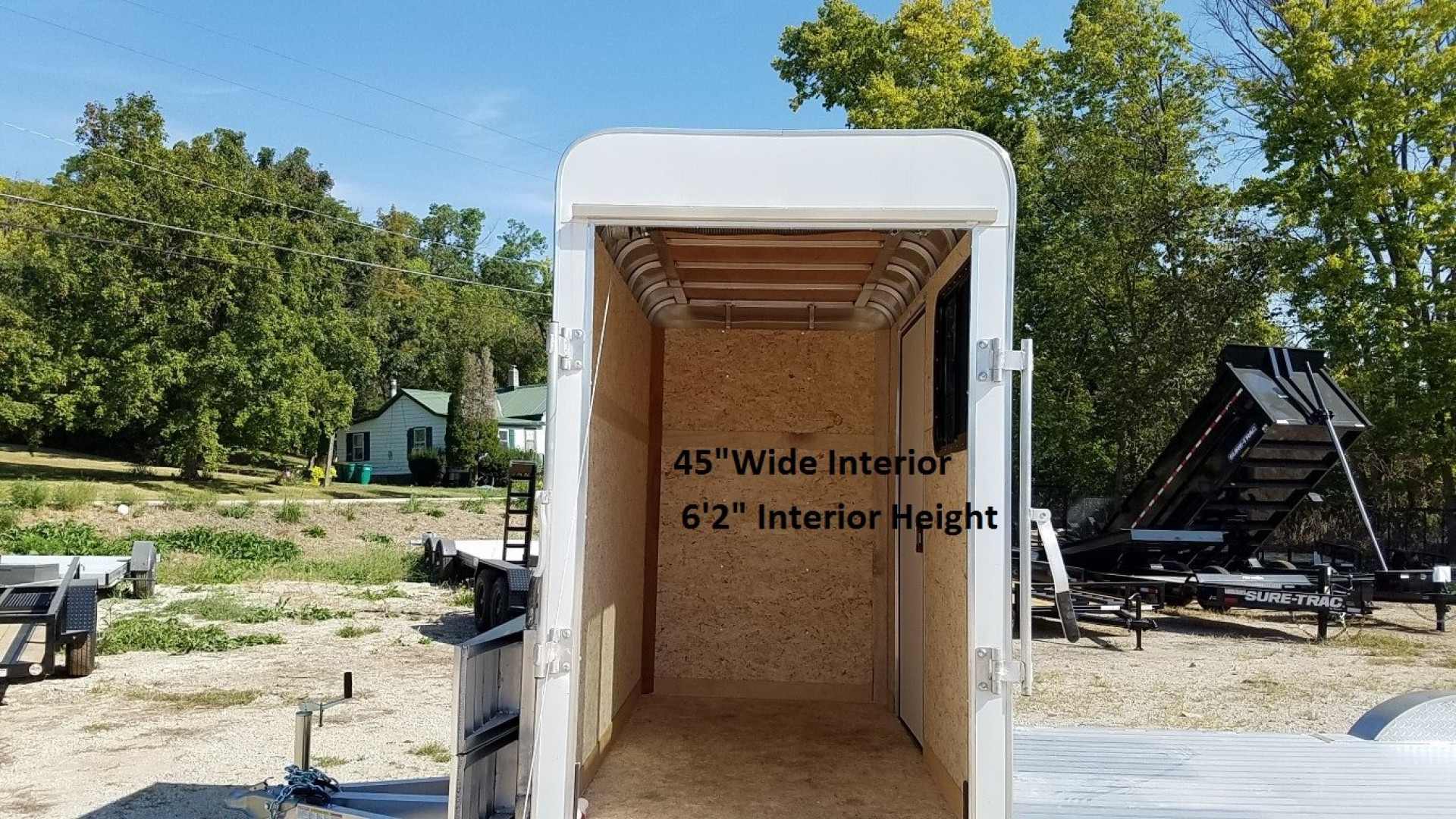 New 2025 R&R 7x24 Aluminum Car Trailer Wide Front 7K W/Add a cab