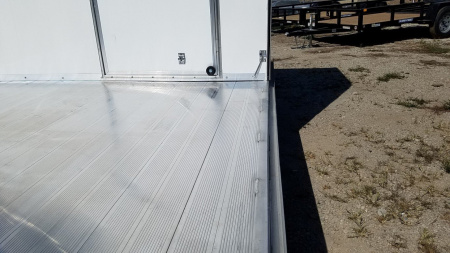 New 2025 R&R 7x24 Aluminum Car Trailer Wide Front 7K W/Add a cab