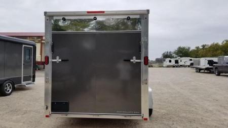 New 2020 R and R 7x12 Force Elite All Aluminum Enclosed Cargo Trailer 3k