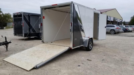 New 2020 R and R 7x12 Force Elite All Aluminum Enclosed Cargo Trailer 3k