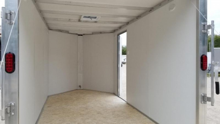 New 2020 R and R 7x12 Force Elite All Aluminum Enclosed Cargo Trailer 3k