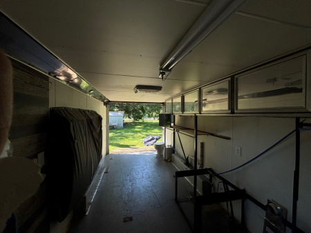 Used 2019 R&R 8.5 x 18 VDCP Aluminum Enclosed Toy Hauler Cargo Trailer