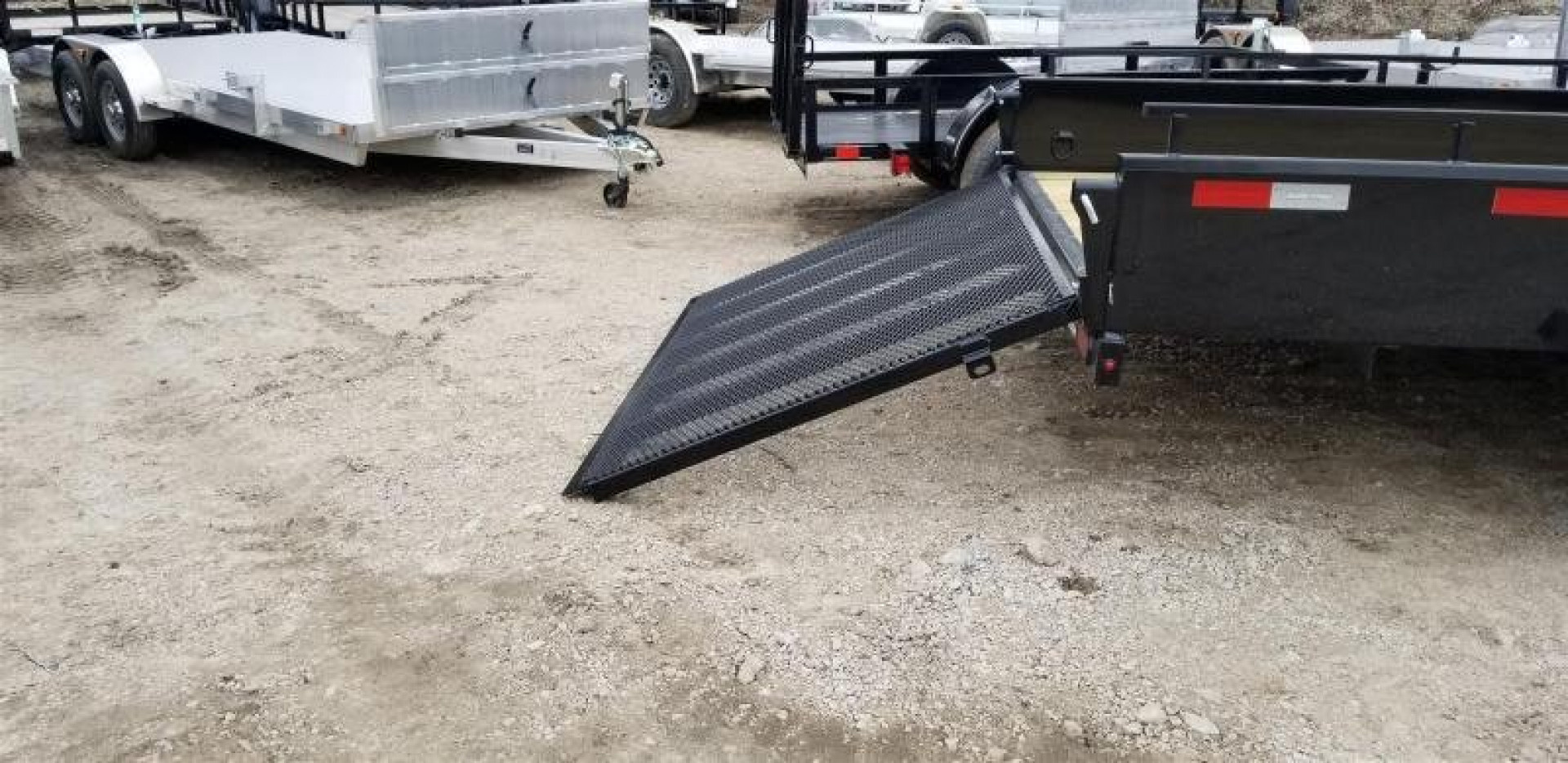 New 2026 Sure-Trac 7x12 Steel High Sided Utility Trailer w/Spring Assisted Gate