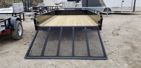 New 2026 Sure-Trac 7x12 Steel High Sided Utility Trailer w/Spring Assisted Gate