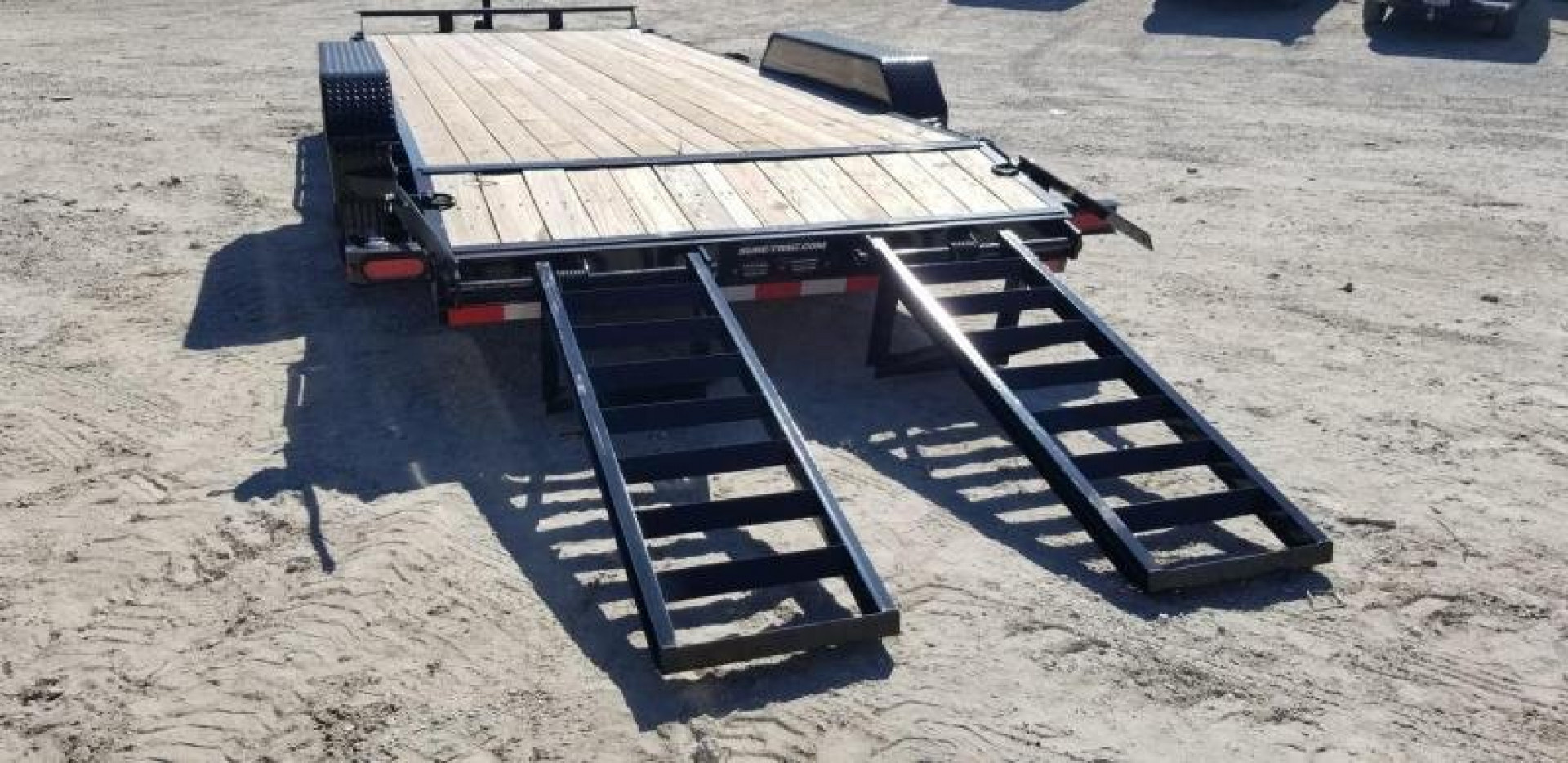 New 2025 Sure-Trac 7x20 Wood Deck Equipment Trailer 14K
