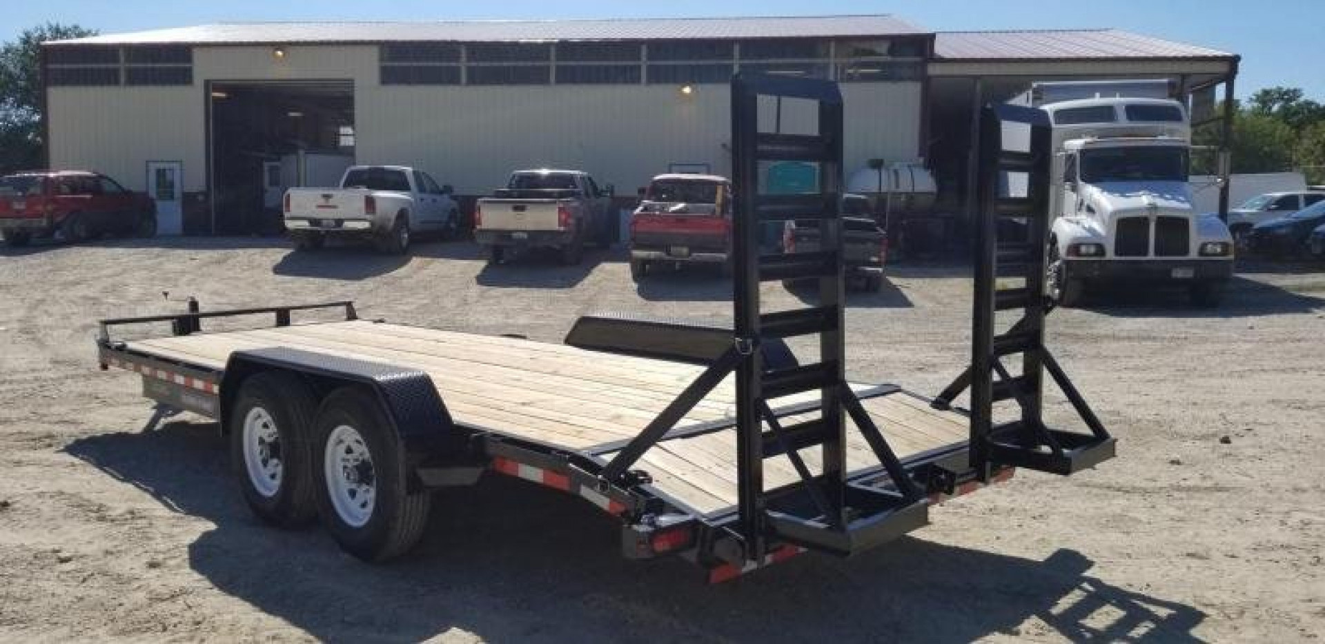 New 2025 Sure-Trac 7x20 Wood Deck Equipment Trailer 14K