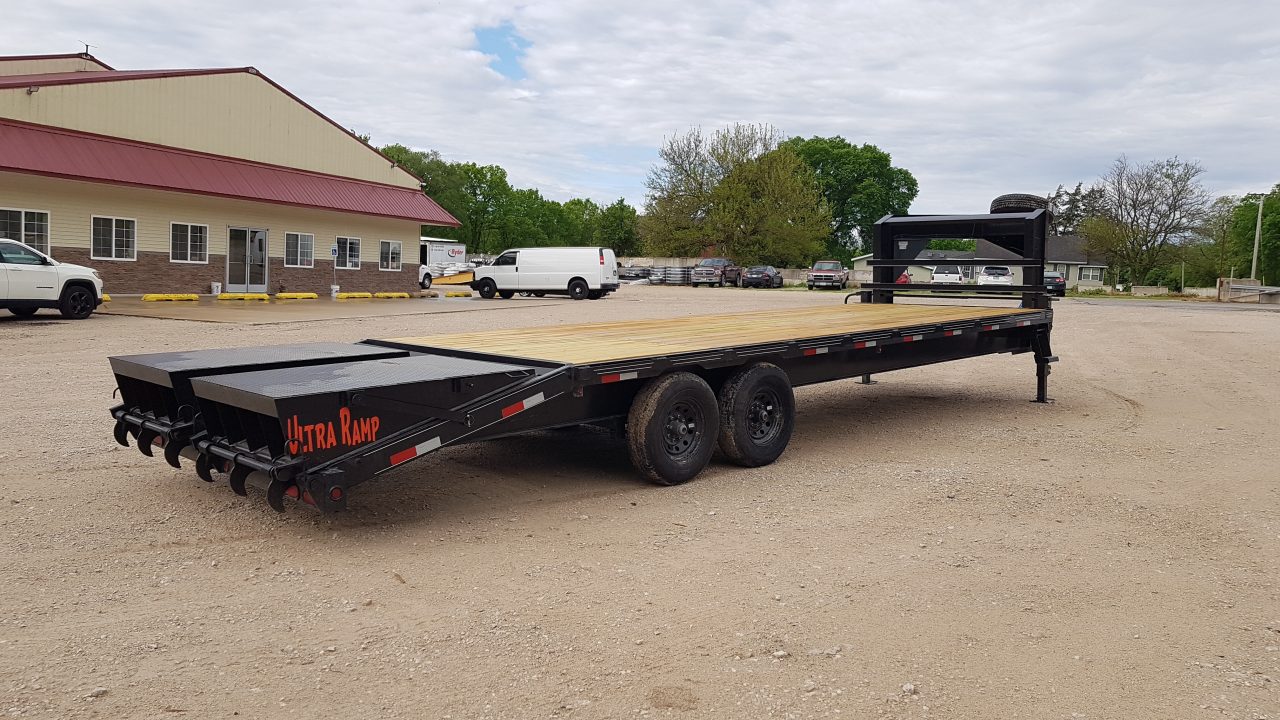 New 2026 MEB 8.5x22+5 Heavy Duty Gooseneck Equipment Trailer 14K