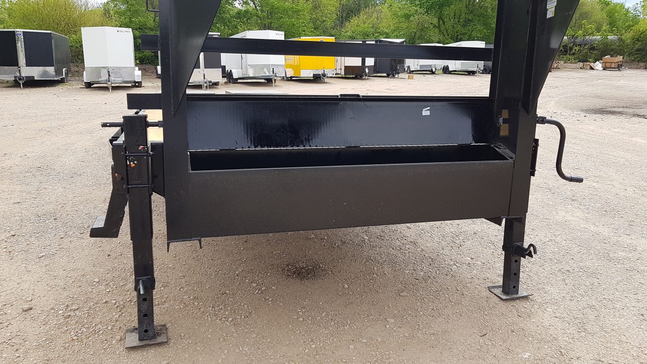 New 2026 MEB 8.5x22+5 Heavy Duty Gooseneck Equipment Trailer 14K