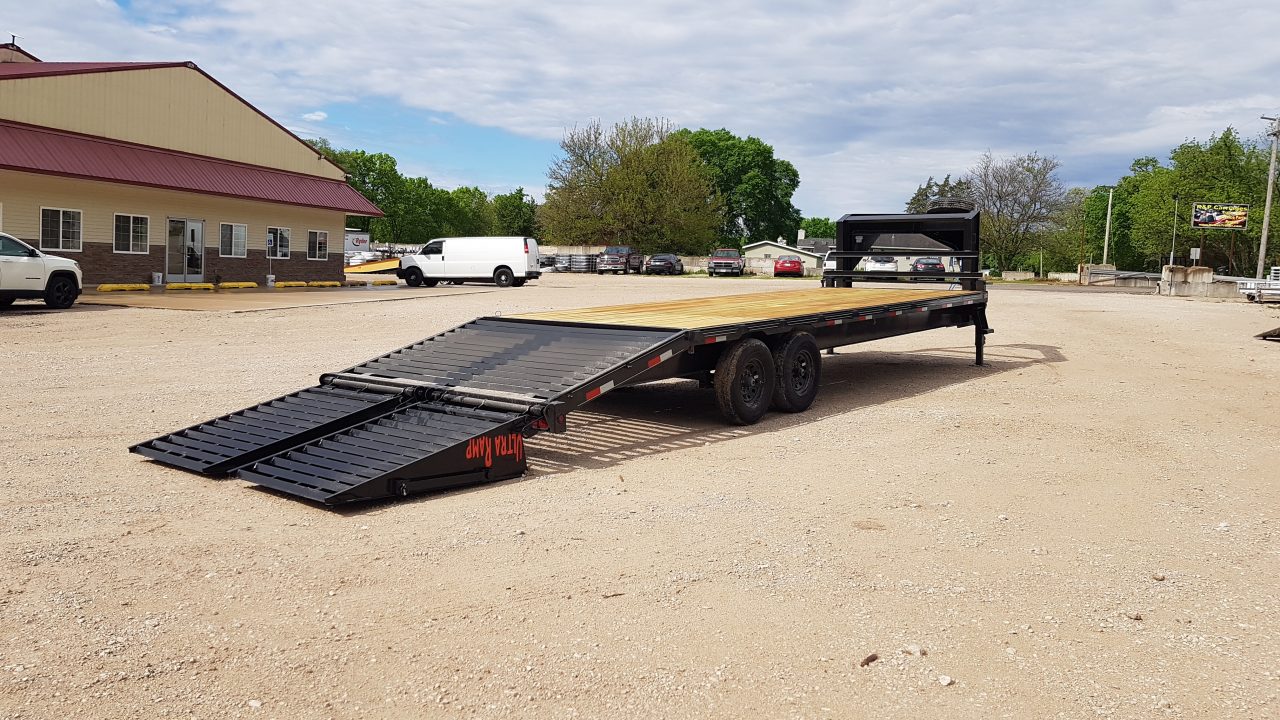 New 2026 MEB 8.5x22+5 Heavy Duty Gooseneck Equipment Trailer 14K