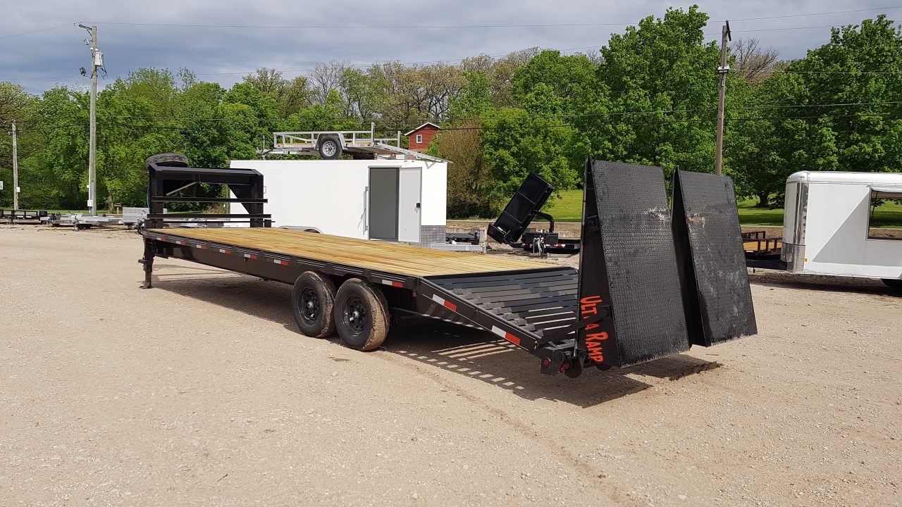 New 2026 MEB 8.5x22+5 Heavy Duty Gooseneck Equipment Trailer 14K