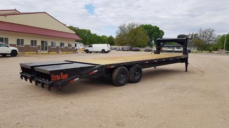 New 2026 MEB 8.5x22+5 Heavy Duty Gooseneck Equipment Trailer 14K