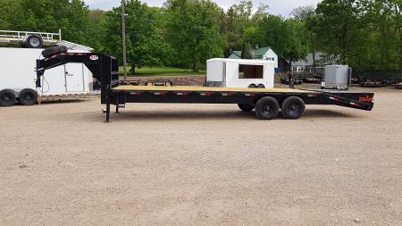 New 2026 MEB 8.5x22+5 Heavy Duty Gooseneck Equipment Trailer 14K