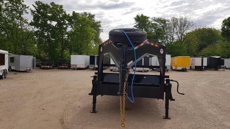 New 2026 MEB 8.5x22+5 Heavy Duty Gooseneck Equipment Trailer 14K