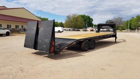 New 2026 MEB 8.5x22+5 Heavy Duty Gooseneck Equipment Trailer 14K