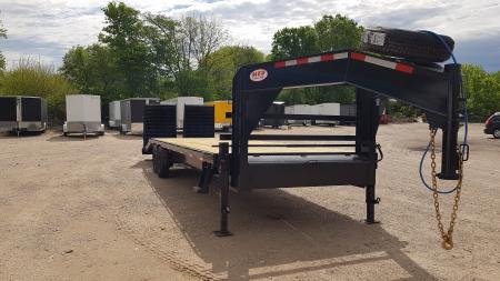 New 2026 MEB 8.5x22+5 Heavy Duty Gooseneck Equipment Trailer 14K