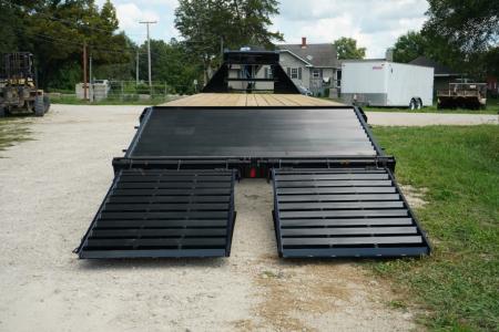 New 2026 MEB 8.5x22+5 Heavy Duty Gooseneck Equipment Trailer 14K