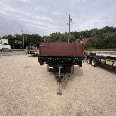 Used 2020 Sure-Trac 72x10 Single Ram DeckoverDump Trailer 10K