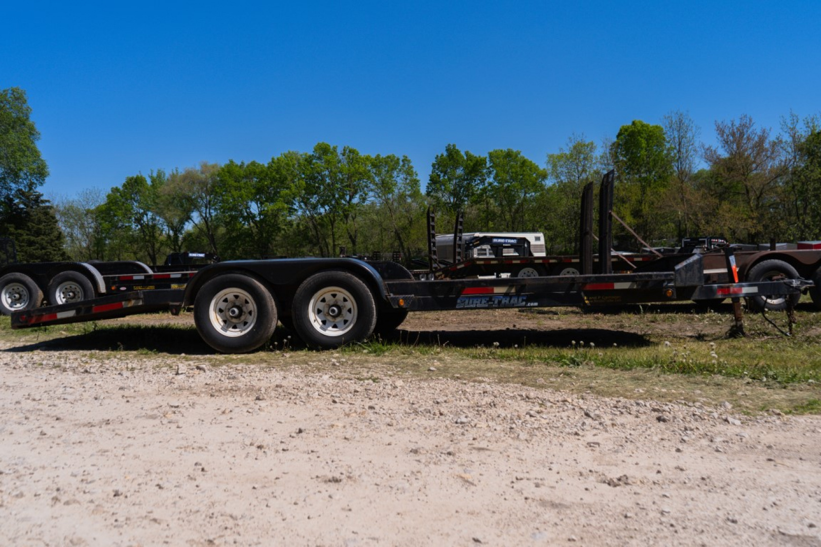 Used 2009 Sure-Trac 7x20 Steel Deck 10K Car / Racing Trailer