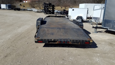 Used 2009 Sure-Trac 7x20 Steel Deck 10K Car / Racing Trailer