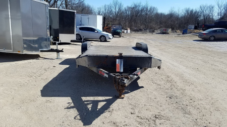 Used 2009 Sure-Trac 7x20 Steel Deck 10K Car / Racing Trailer