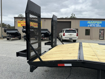 New 2025 GPS 22' DECKOVER EQUIPMENT HAULER 16K WITH 16K SPRING LOADED RAMPS