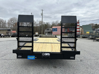 New 2025 GPS 22' DECKOVER EQUIPMENT HAULER 16K WITH 16K SPRING LOADED RAMPS