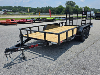 New 2025 82X16 10K TANDEM AXLE UTILITY TRAILER WITH BRAKES
