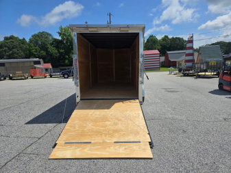 New 2025 7X16 10K QUALITY CARGO TANDEM AXLE ENCLOSED TRAILER WITH POLYCORE EXTERIOR