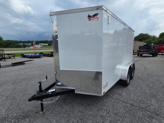 New 2025 7X12 QUALITY CARGO TANDEM AXLE ENCLOSED TRAILER