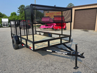 New 2025 CUSTOM 6.5X12 SINGLE AXLE LANDSCAPE UTILITY TRAILER