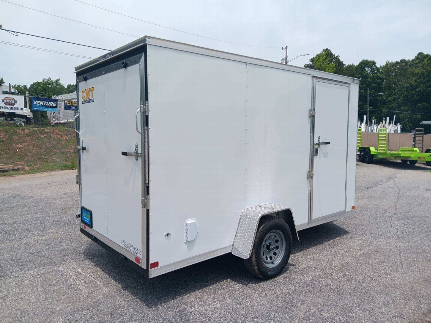 New 2024 COVERED WAGON 6X12 SINGLE AXLE ENCLOSED TRAILER