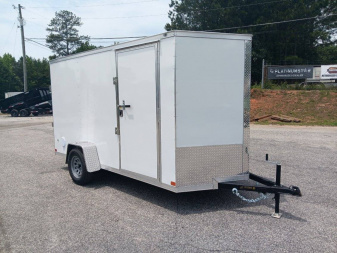 New 2024 COVERED WAGON 6X12 SINGLE AXLE ENCLOSED TRAILER
