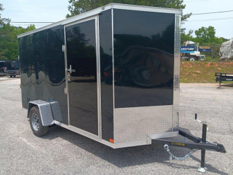 New 2025 COVERED WAGON 6X12 SINGLE AXLE ENCLOSED TRAILER