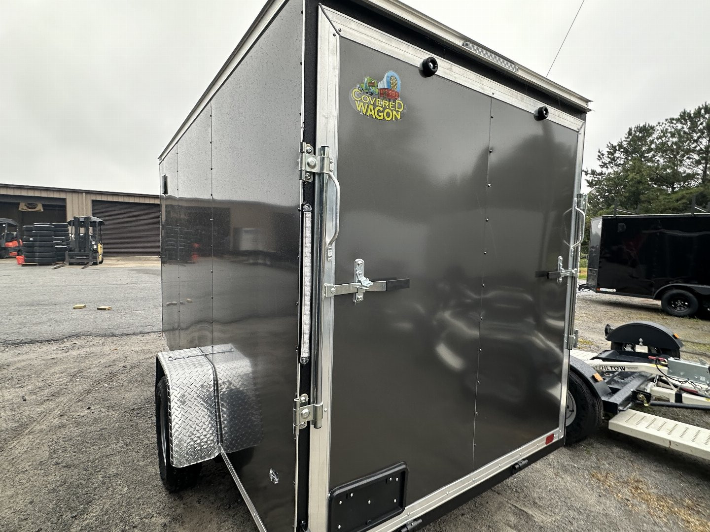 New 2025 COVERED WAGON 6X12 SINGLE AXLE ENCLOSED TRAILER