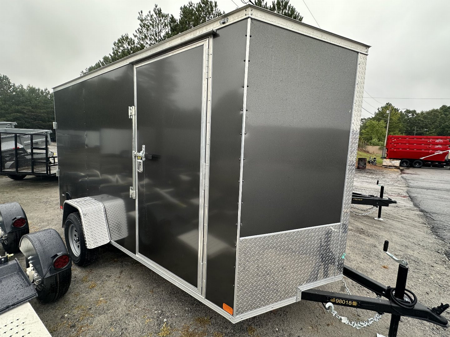 New 2025 COVERED WAGON 6X12 SINGLE AXLE ENCLOSED TRAILER