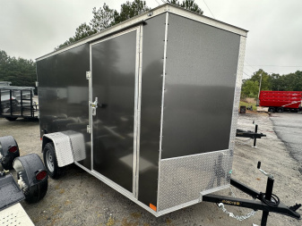 New 2025 COVERED WAGON 6X12 SINGLE AXLE ENCLOSED TRAILER