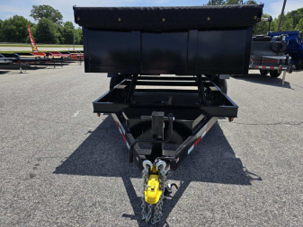 New 2025 TUFFDUMP 14K 7X14 DUMP TRAILER 2' WALLS