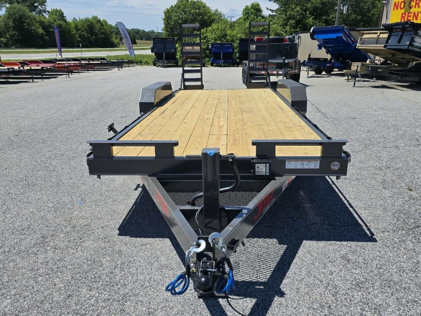 New 2025 82X20 14K EQUIPMENT HAULER WITH MESH CHAIN BOX & RUB RAIL