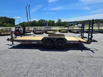 New 2025 82X20 14K EQUIPMENT HAULER WITH MESH CHAIN BOX & RUB RAIL