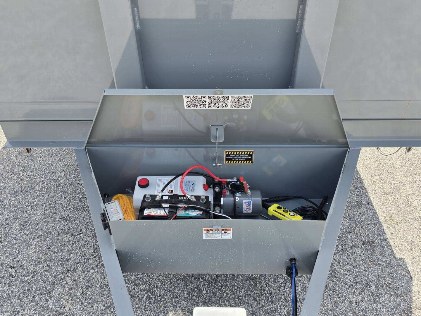 New 2025 TUFFDUMP 14K 7X16 DUMP TRAILER 4' WALLS