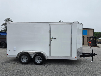 New 2025 COVERED WAGON 7X14 TANDEM AXLE ENCLOSED TRAILER