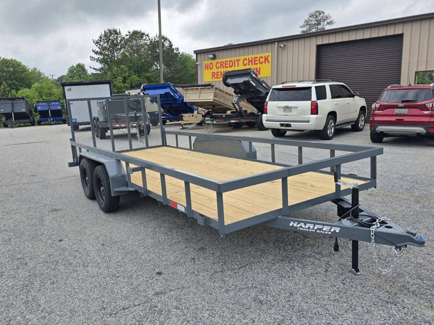 New 2025 GPS 7K 7X18 TANDEM AXLE UTILITY TRAILER